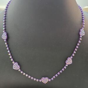 Purple Heart Necklace
